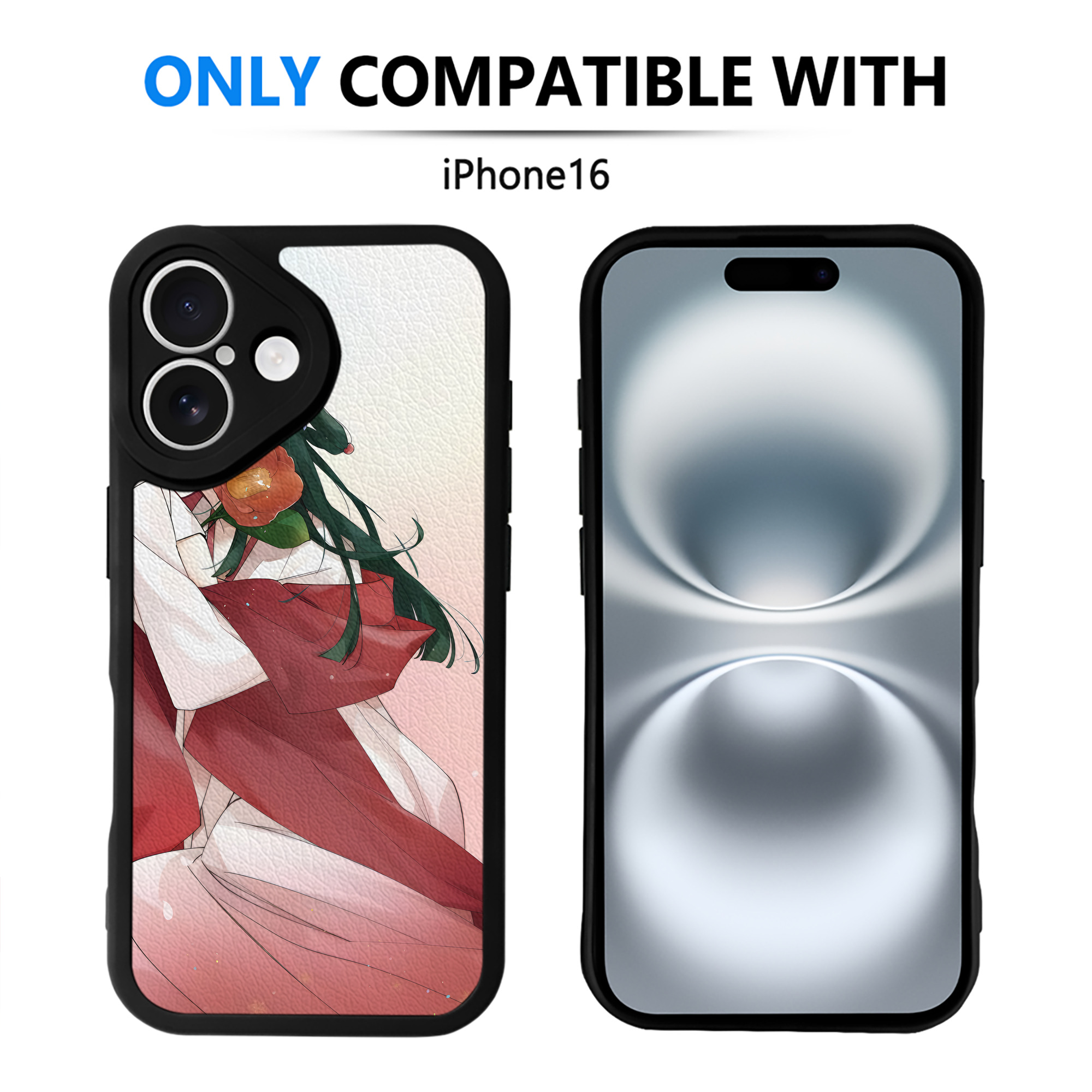 （画像用） 薬屋のひとりごと The Apothecary Diaries 【iPhone 16シリーズ対応】シリコンスマホケース（レザー調） 材質：シリコン